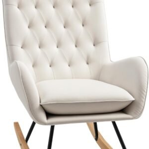 High-Back Upholstered Rocking Chair